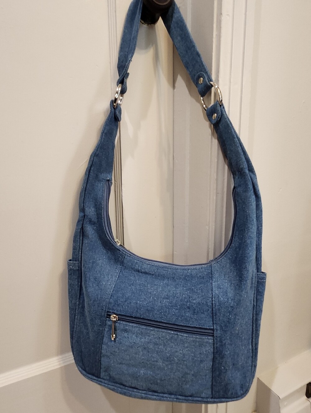 Vintage Blue Denim Purse